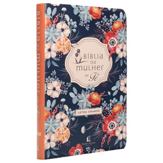 Bíblia da Mulher de Fé | NVI | Letra Grande | Soft Florida em Oferta na Shopee