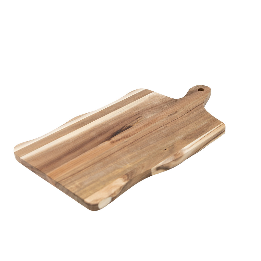 tábua de madeira acácia 43cm de corte rústica - Oikos em Oferta na Shopee