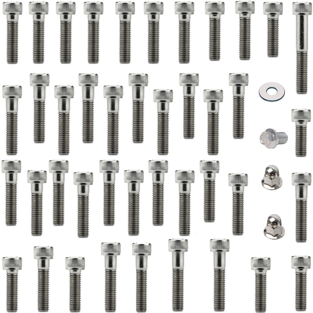 Kit parafusos inox motor completo CG160 Fan Titan Start NXR160 Bros 2016 em diante (externos) em Oferta na Shopee