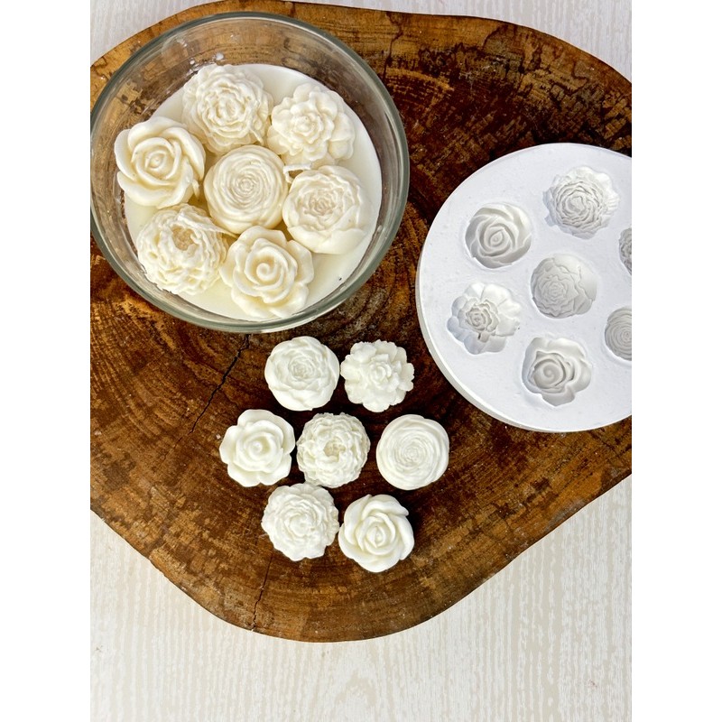 Molde silicone 07 Cavidades Mini Flores