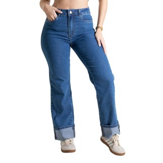 Calça Jeans Sawary Wide Leg Petit - 279939 em Oferta na Shopee