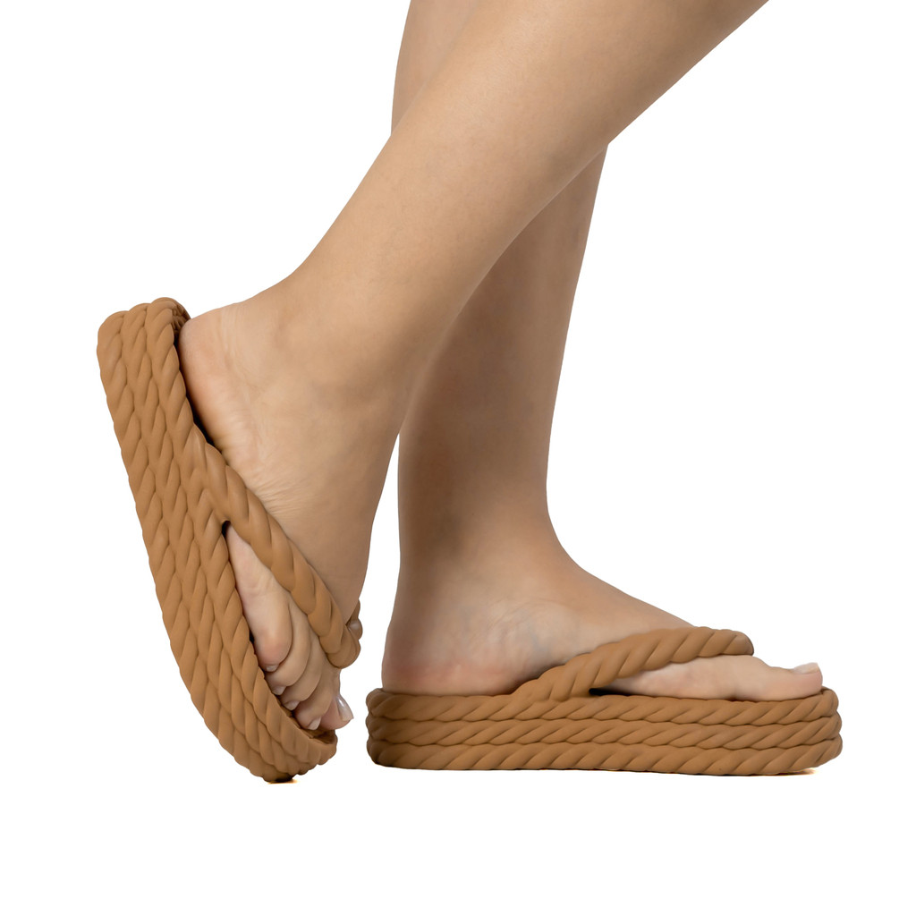 Chinelo Plataforma Sandália Anabela Praia Piscina Confortável dia a dia
