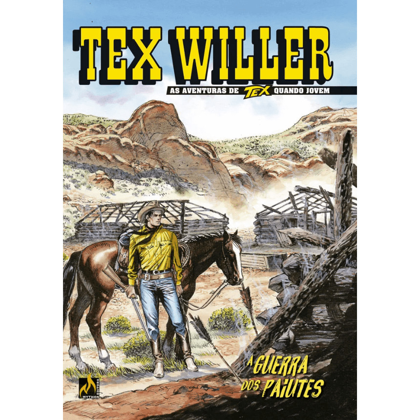 Capa do livro Livro - Tex Willer Nº 56 - por Mauro Boselli - Mythos Editora