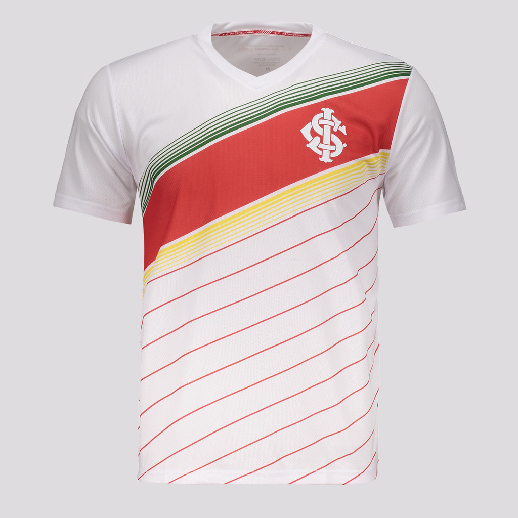 Camisa Internacional Flag Branca em Oferta na Shopee
