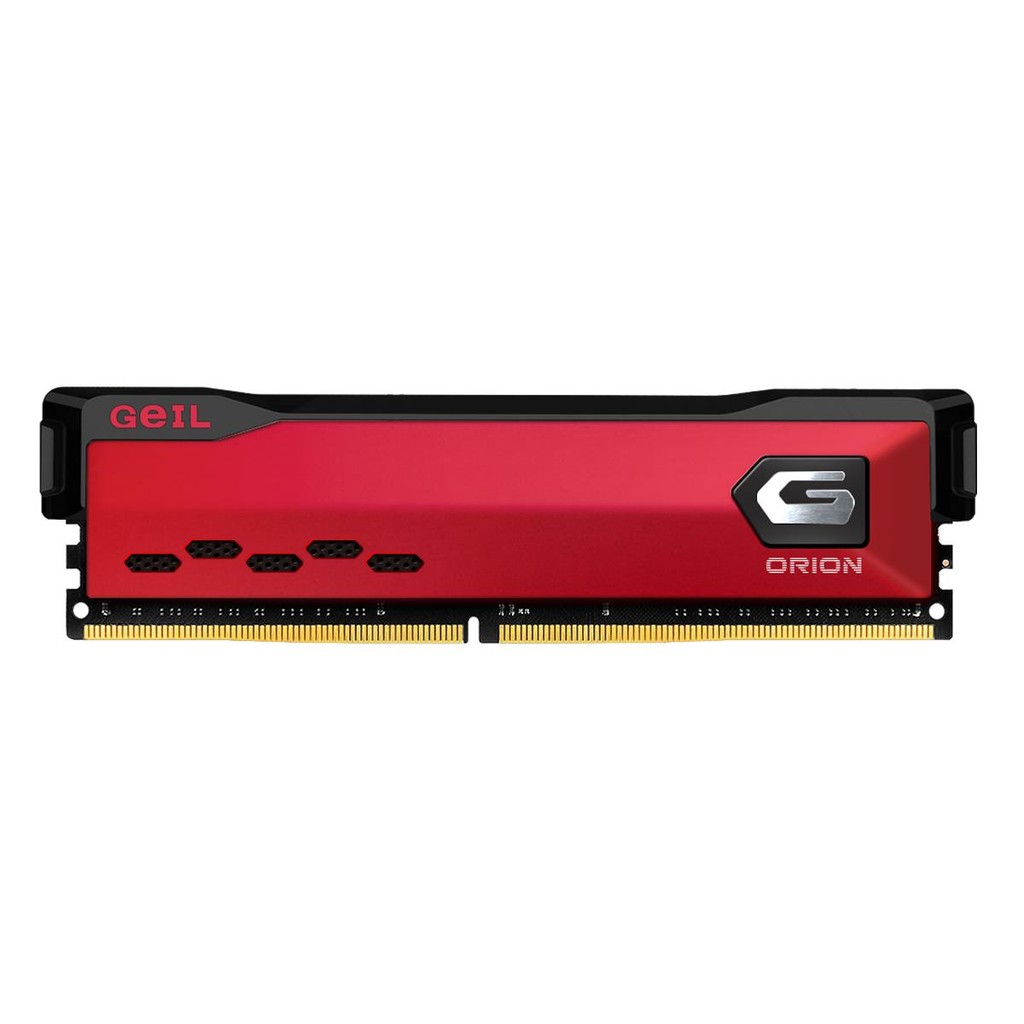 Memória DDR4 Geil Orion, 16GB, 3200MHz, Red, GAOR416GB3200C16BSC