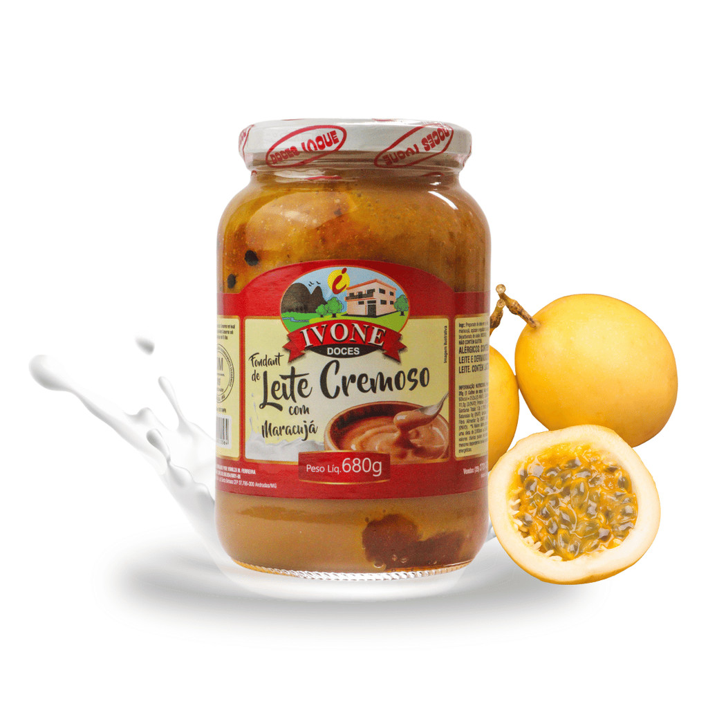 Doce de Leite com Maracujá Ivone 680g