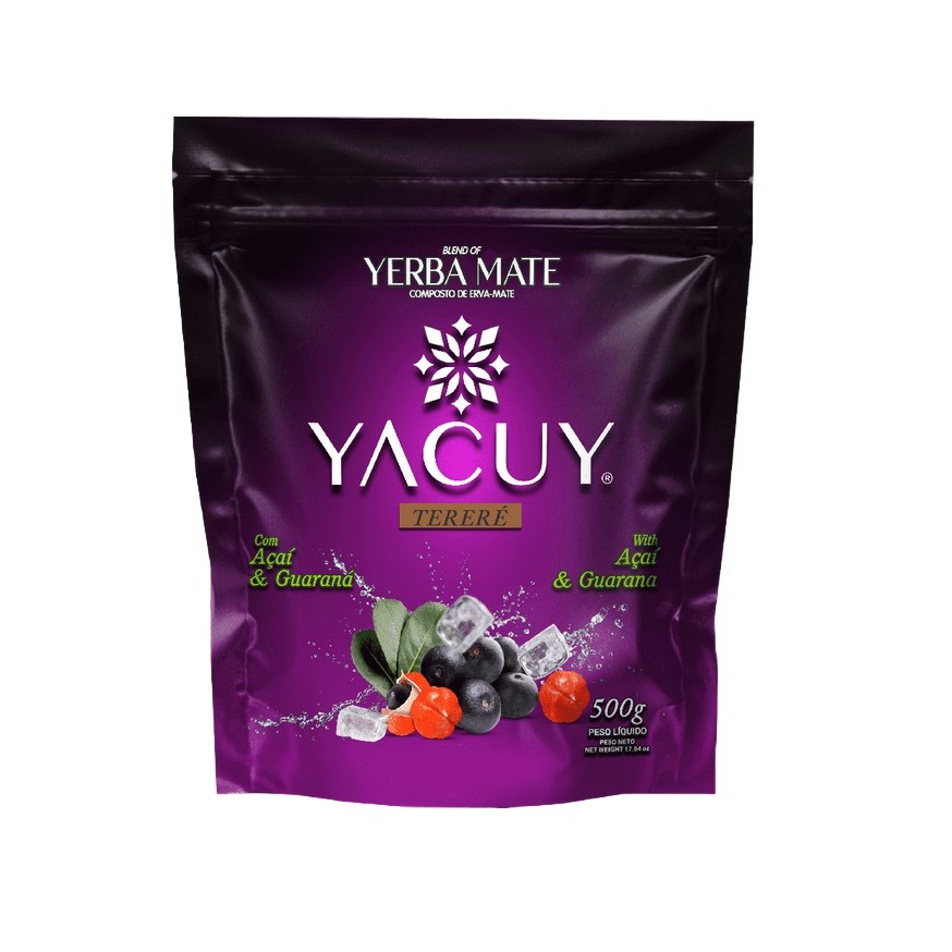 Erva Mate Tereré YACUY AÇAI MENTA GUARANÁ 500G