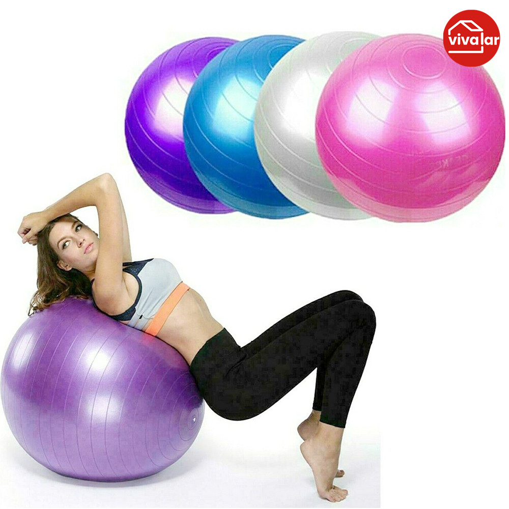 Pilates Yoga Ball 55-65cm Abdominal Exercise Fitness em Oferta na Shopee