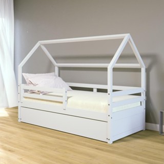 Bicama Casinha Solteiro Slim RB Grade Proteção Branco em Oferta na Shopee