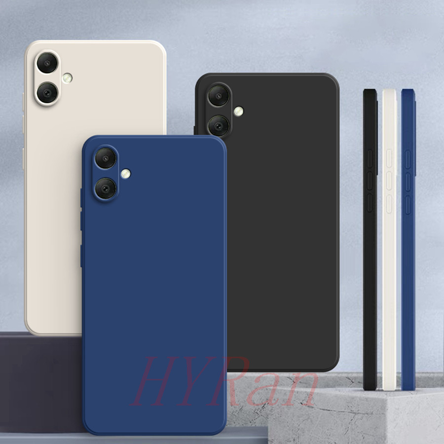 Capa Samsung A07/A06/A05/A04/A04E/A03/A03S/A02/M02/A02S De silicone Simples De Cor Lisa YT
