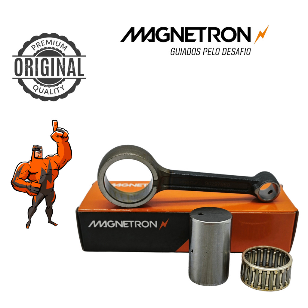 Biela Completa Forjada Moto Burgman 125 Injetada 2011 a 2017 Original Magnetron