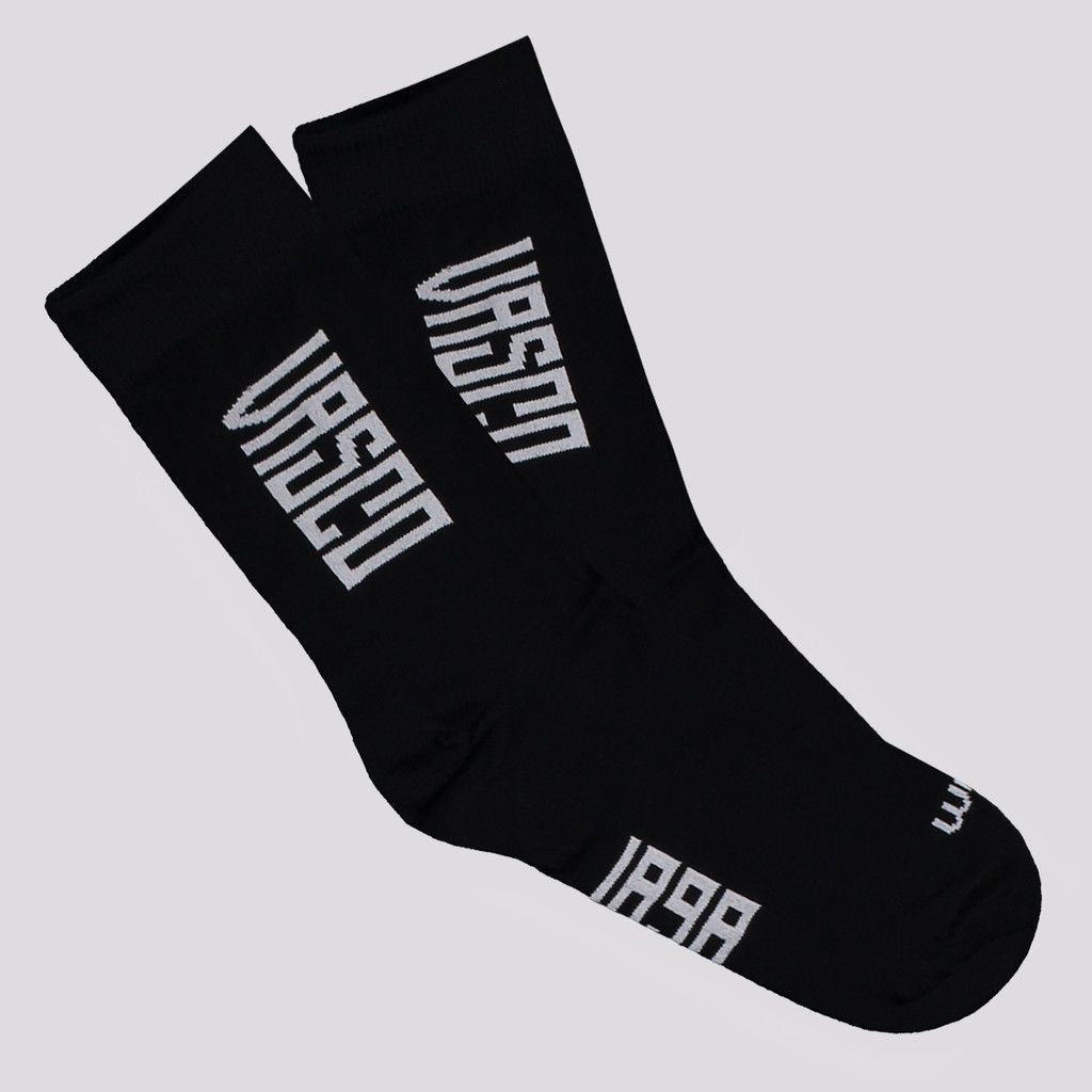 Meia Vasco Casual Juvenil Preta em Oferta na Shopee