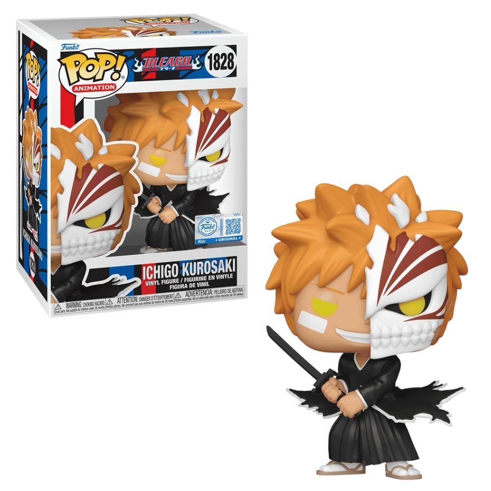 Boneco Funko Pop! Bleach - Ichigo Meia Máscara de Hollow em Oferta na Shopee