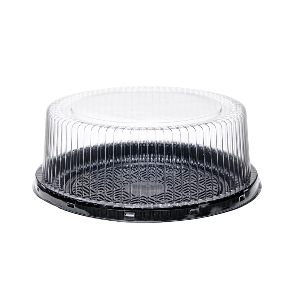 10un Embalagem PF50 G50 S50 Preta Alta Estriada Packform | Delivery, Marmitex, Refeição Quente