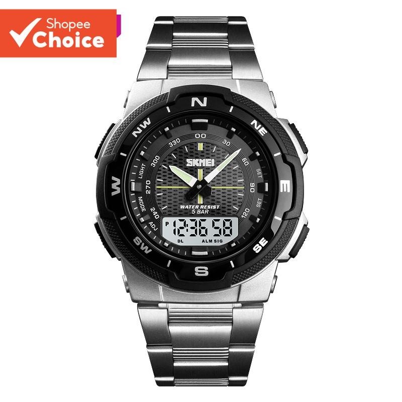Relógio Masculino Fashion Sport Quartz skmei 1370 Homem Moda Esporte Marca Top Luxuoso Aço Impermeável