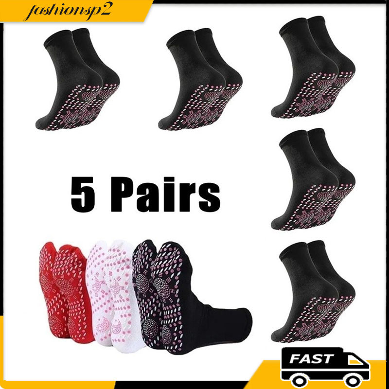 kit 5 Meias Magnéticas Diabetes Reumatismo Má Circulação De Sangue em Oferta na Shopee