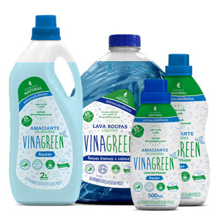 Kit Lavanderia Vinagreen: Cuidado Completo - Algodão em Oferta na Shopee