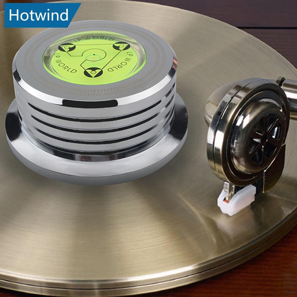 HW 50hz Para LP Gravação Estabilizador Universal Vinil Registro Turntable Jogador De Alumínio Com Nível Braçadeira Liga em Oferta na Shopee