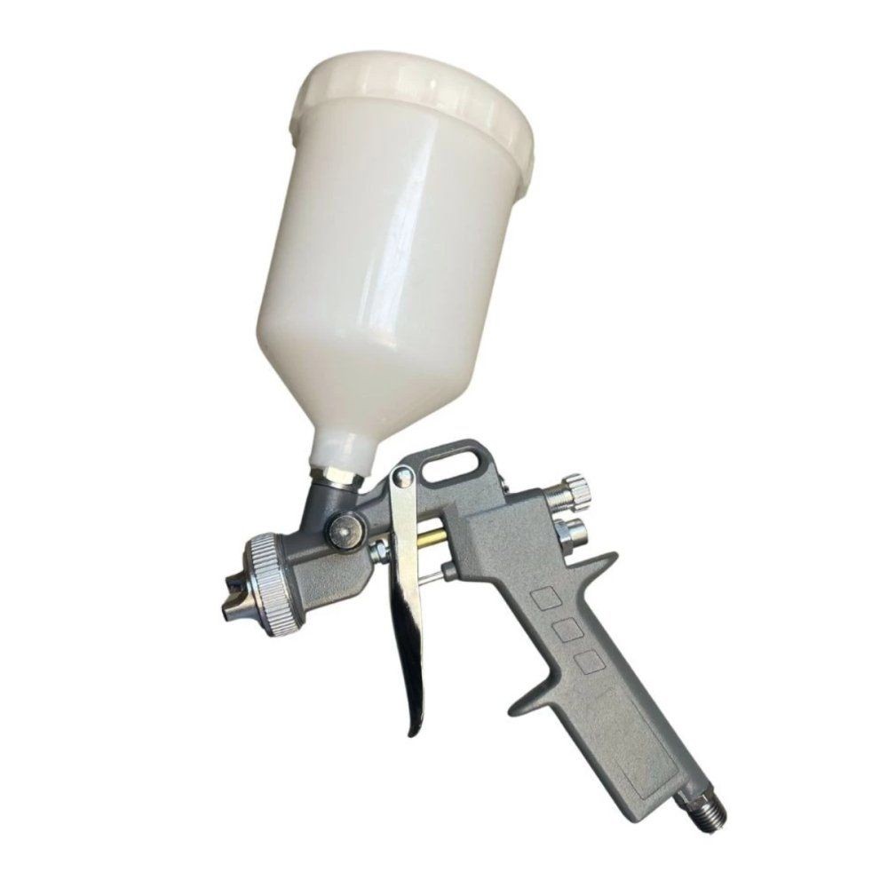 Pistola De Pintura Alta Pressao 600ml Reservatorio Leve E Resistente