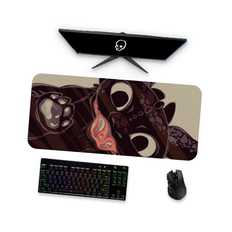 Mouse Pad Gamer Grande - Como treinar seu Dragão 8 - 90x40, 80x40, 60x40, 70x30 e 45x40