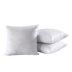 Enchimento Almofada 45cm 100% Poliéster Antialérgico Macio Capa Almofada Sofá Cama Decoração Hedrons
