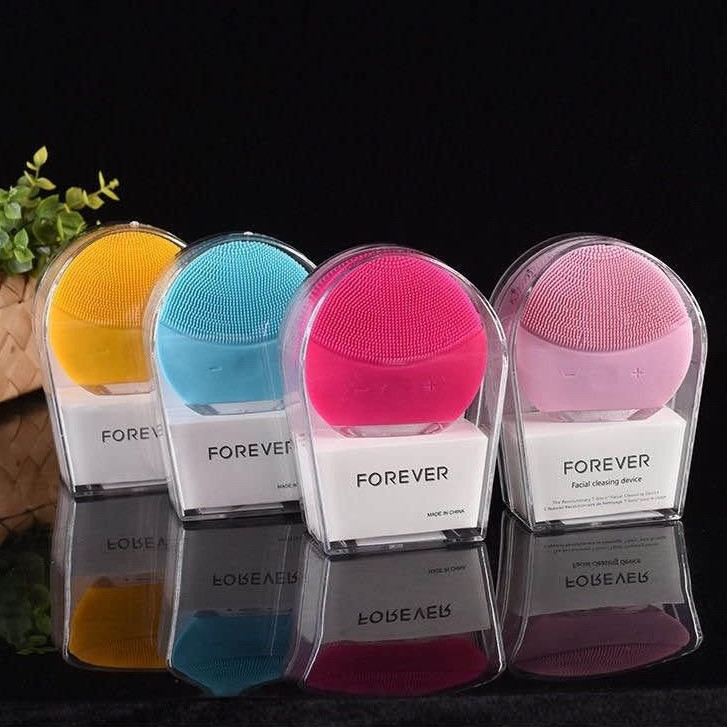 Esponja Facial Massageadora Manual Elétrica Cabo Usb Cores Forever