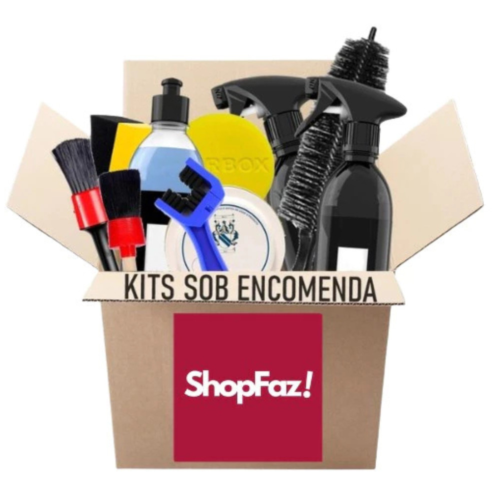 Kit Completo Vonixx Detalhamento Automotivo Blend Spray V-Floc Intense Luva e Toalha de Microfibra
