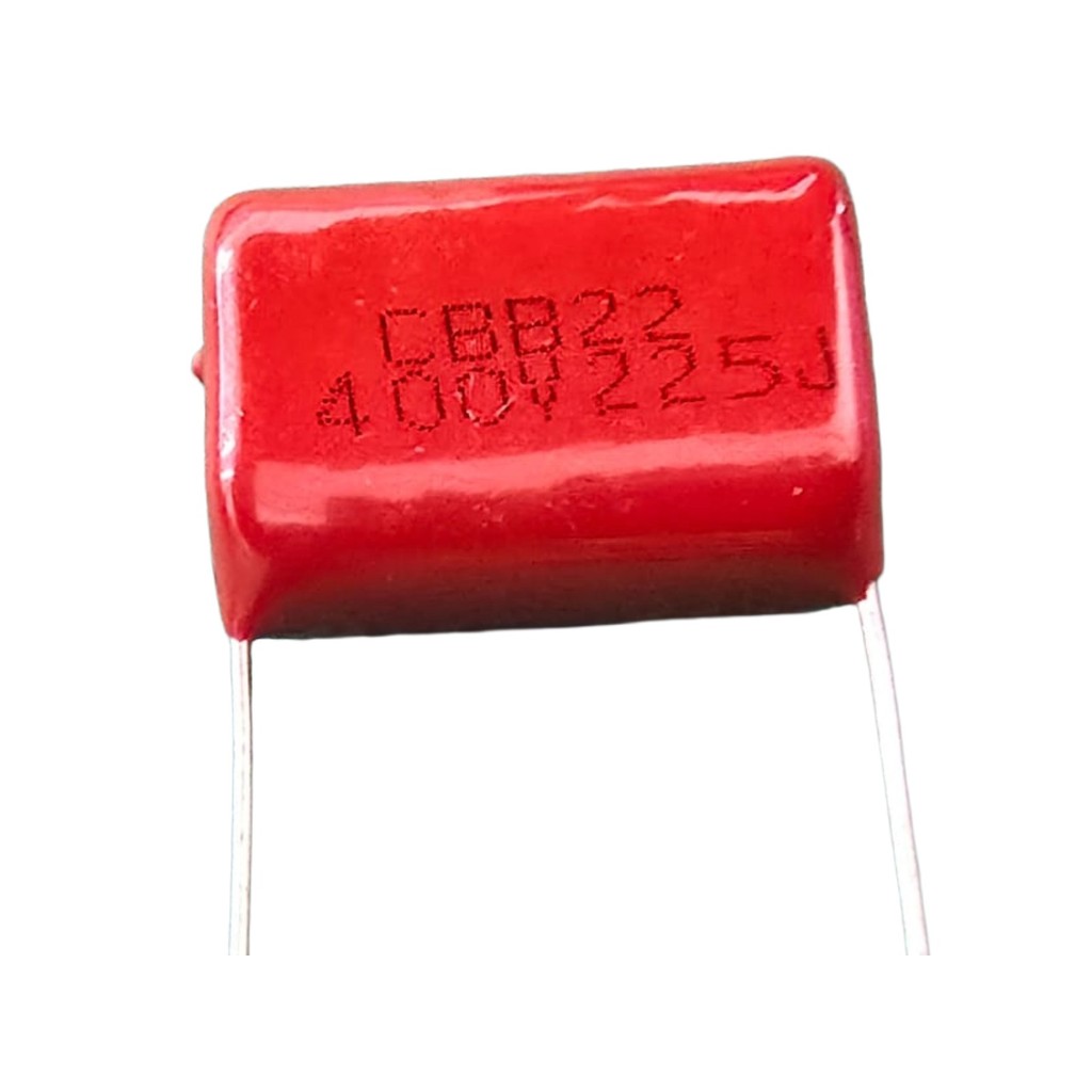 20x Capacitor Poliester 2,2uf/400v 5% 20mm 400v 225j Cbb22
