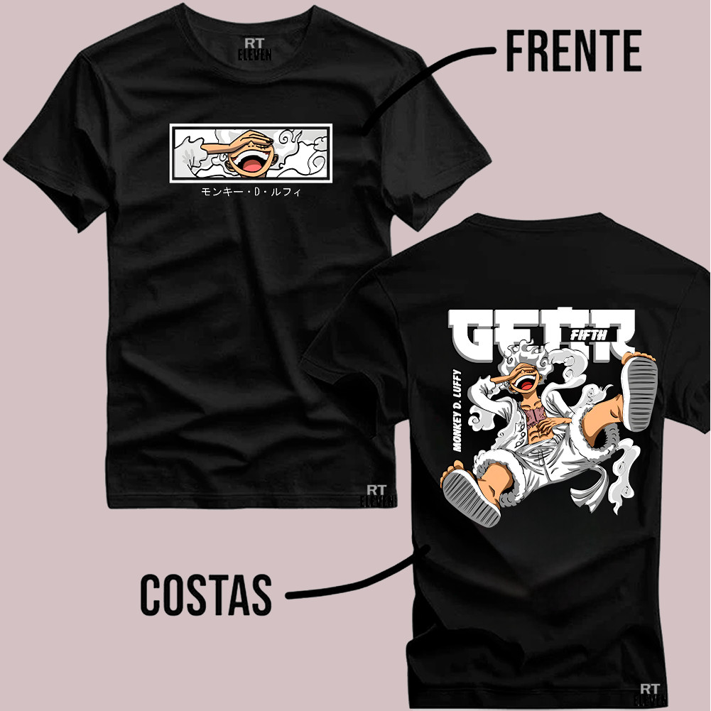 Camiseta Gear Fifth Unissex 100% Algodão Streetwear Masculino Feminino e Infantil do tamanho 8 ao Plus Size em Oferta na Shopee