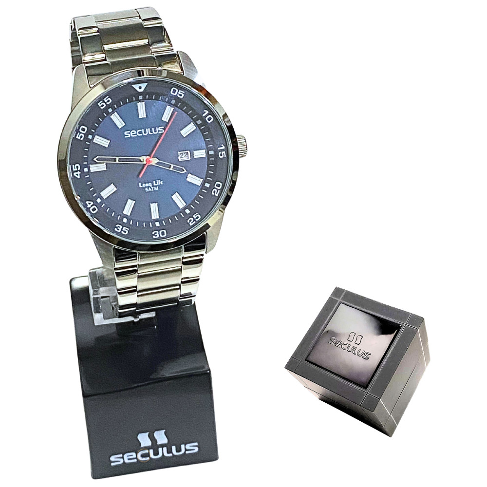 Relógio Seculus Masculino Analógico Long Life Prateado 20786G0SVNA1 em Oferta na Shopee