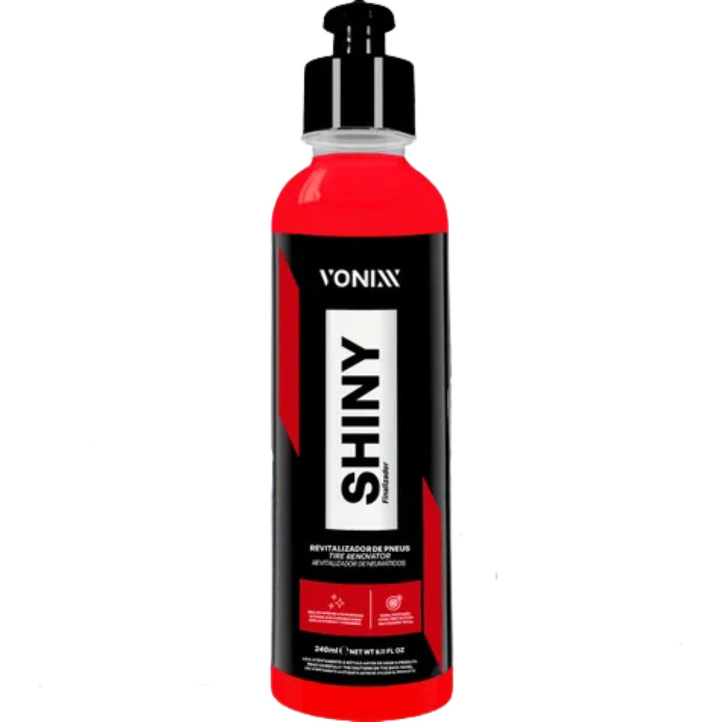 Shiny 240ml Revitalizador Pneu Pretinho Vonixx em Oferta na Shopee