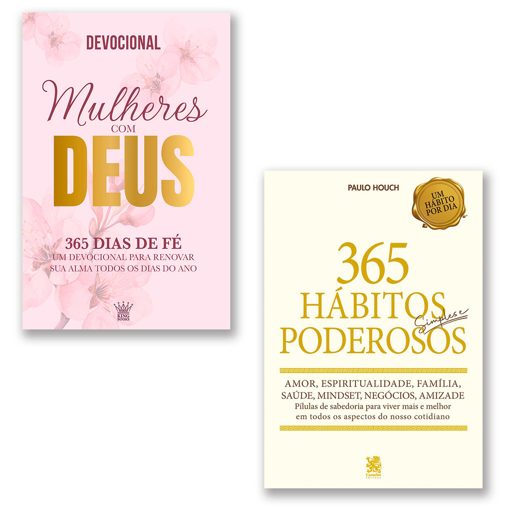 Combo 365 Dias - Kit com 2 Livros Devocionais em Oferta na Shopee