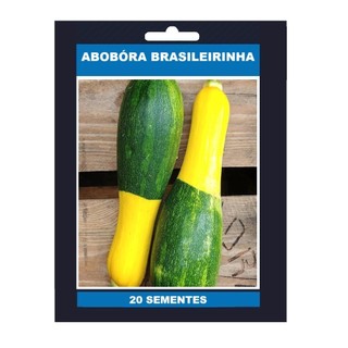 20 Sementes Abóbora  Brasileirinha
