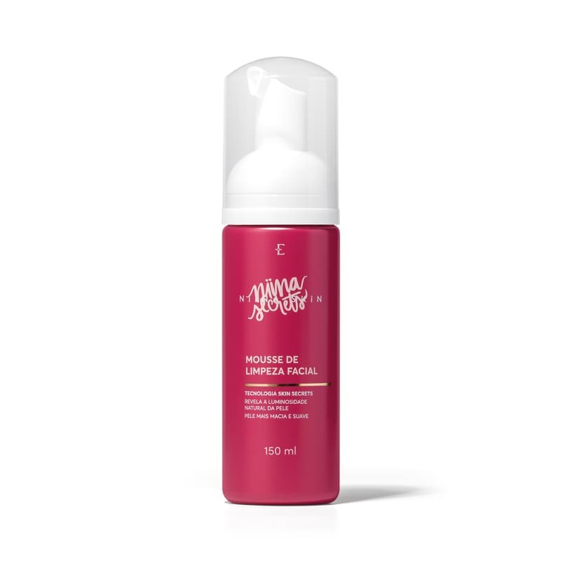 Mousse De Limpeza Facial Niina Secrets 150ml remove a maquiagem lançamento em oferta