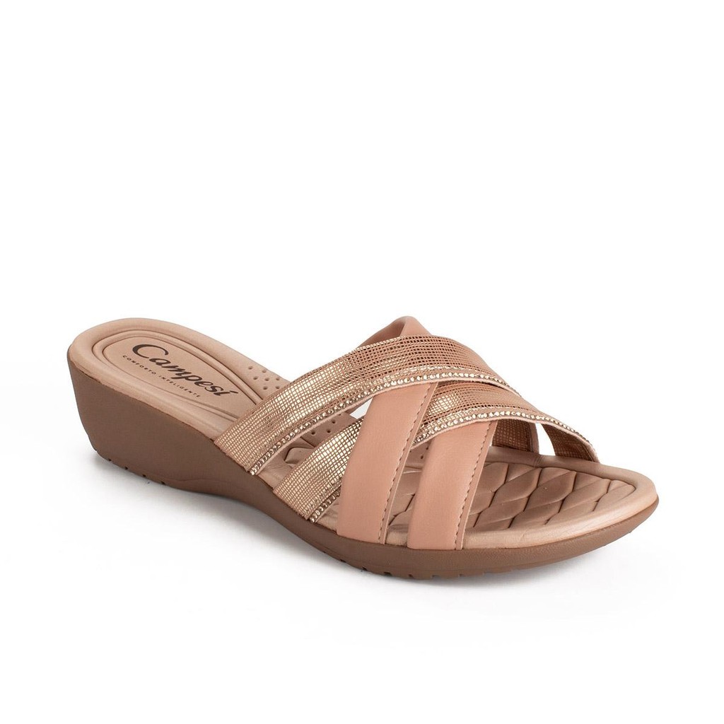 Tamanco Campesí Anabela Feminina CE212 em Oferta na Shopee