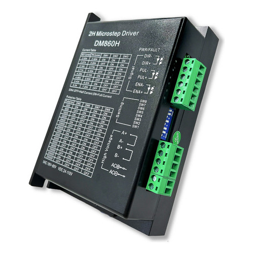 Drive Dm860h Com Cooler Para Motor De Passo Nema34 7,2a 80v