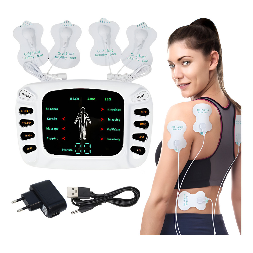 Aparelho Fisioterapia Massagem Tratamento Eletro Choque em Oferta na Shopee