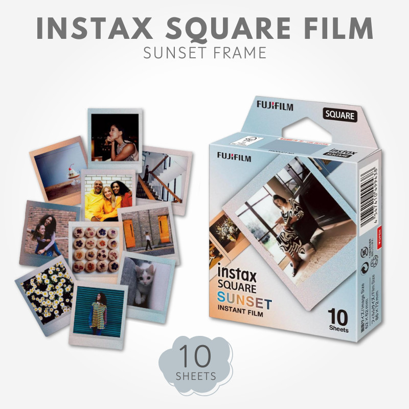 Fujifilm Instax Square Format Film Sunset Frame 10 Sheets INS SQ SUNSET WW 1