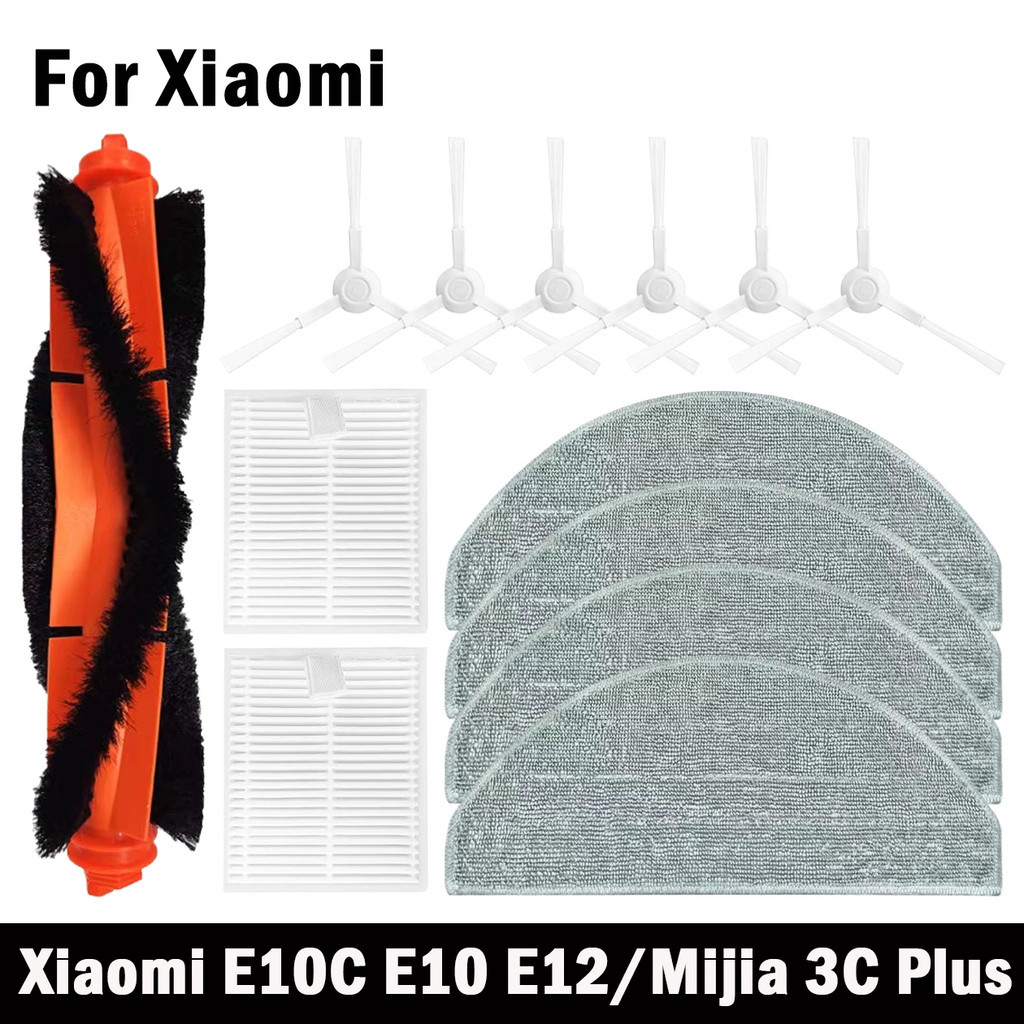 Para Xiaomi Robot Vacuum E10 E10C E12 Robô Aspirador Acessórios De Limpeza Escov