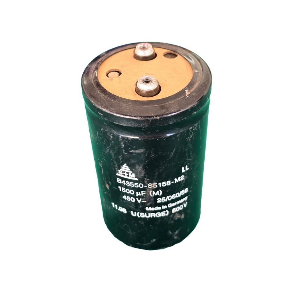 1x Capacitor Eletrolitico 1500uf/450v Giga 64x107m C/ Avaria