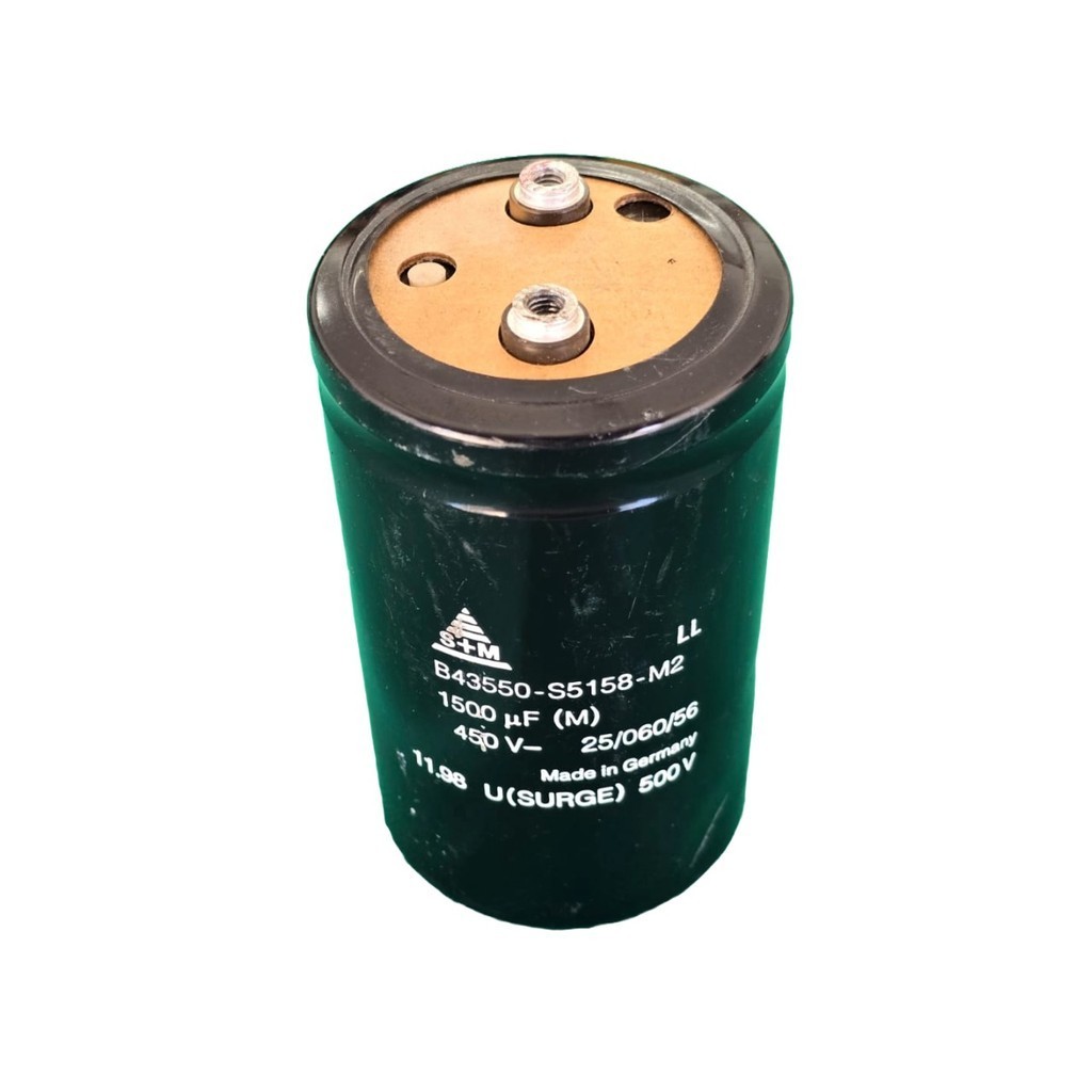 1x Capacitor Eletrolitico 1500uf/450v Giga 64x107mm Seminovo
