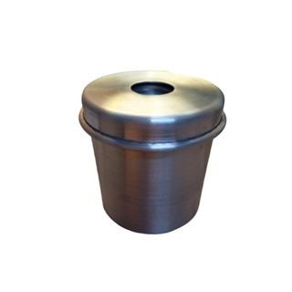 Porta Algodão Limpo c/ Mola Alumínio Escovado - Lysanda em Oferta na Shopee