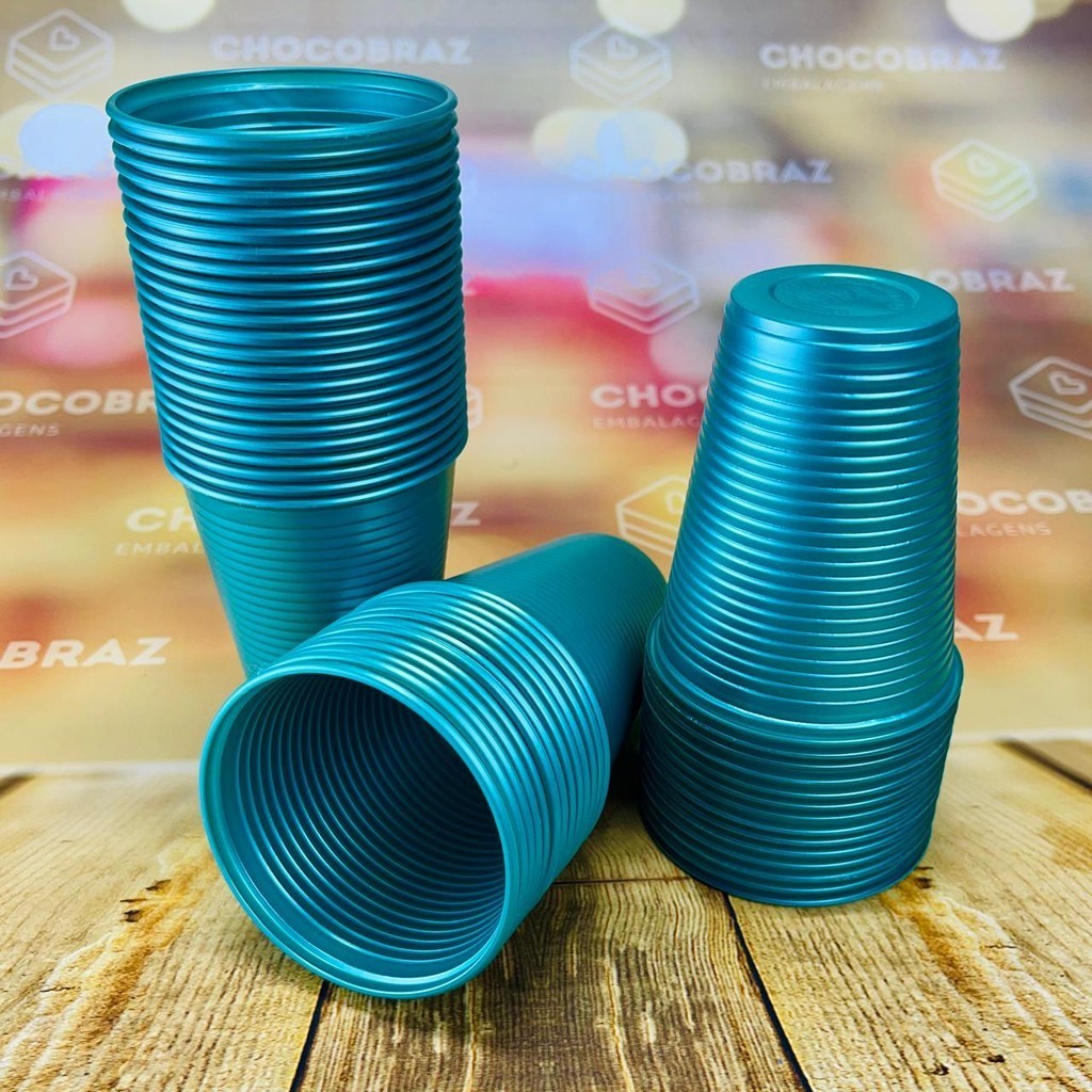 50~250 COPO ANIVERSARIO 200ml VERDE PEROLADO BELLO FESTAS em Oferta na Shopee