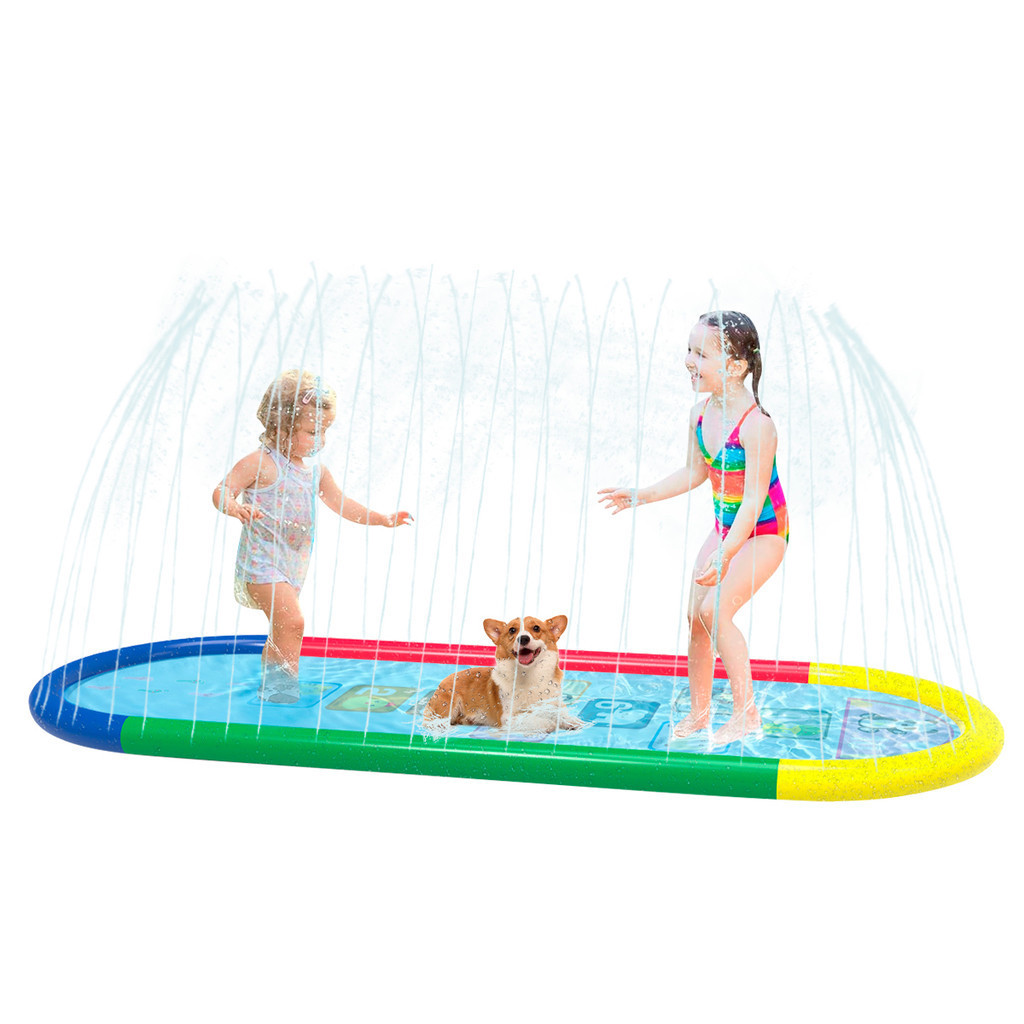 Splash Sprinkler Pad Piscina Chafariz Infantil Brinquedo de brincadeira interativo ao ar livre