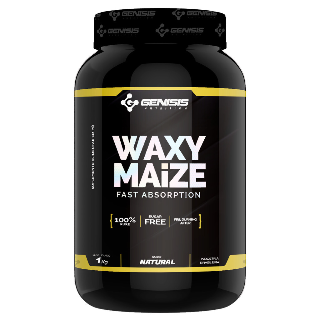 WAXY MAIZE 1kg 100% Puro Carboidrato - Genisis Nutrition