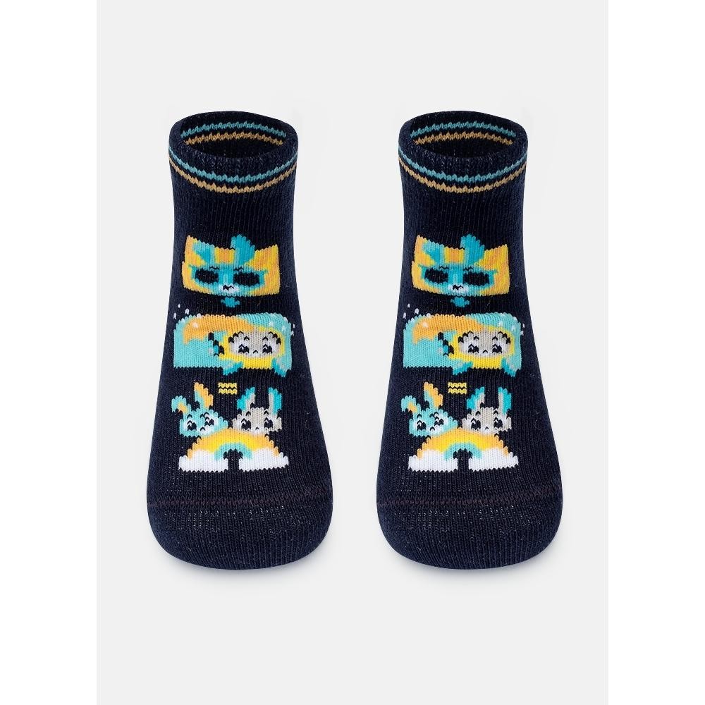 Meia Soquete Bebê Menino Família Coelho - Puket em Oferta na Shopee