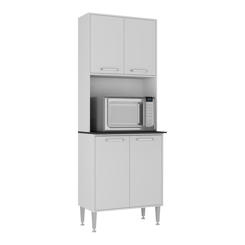 Paneleiro 63cm 4 Portas para Micro-ondas Xangai Multimóveis MP2245 - Home & Living