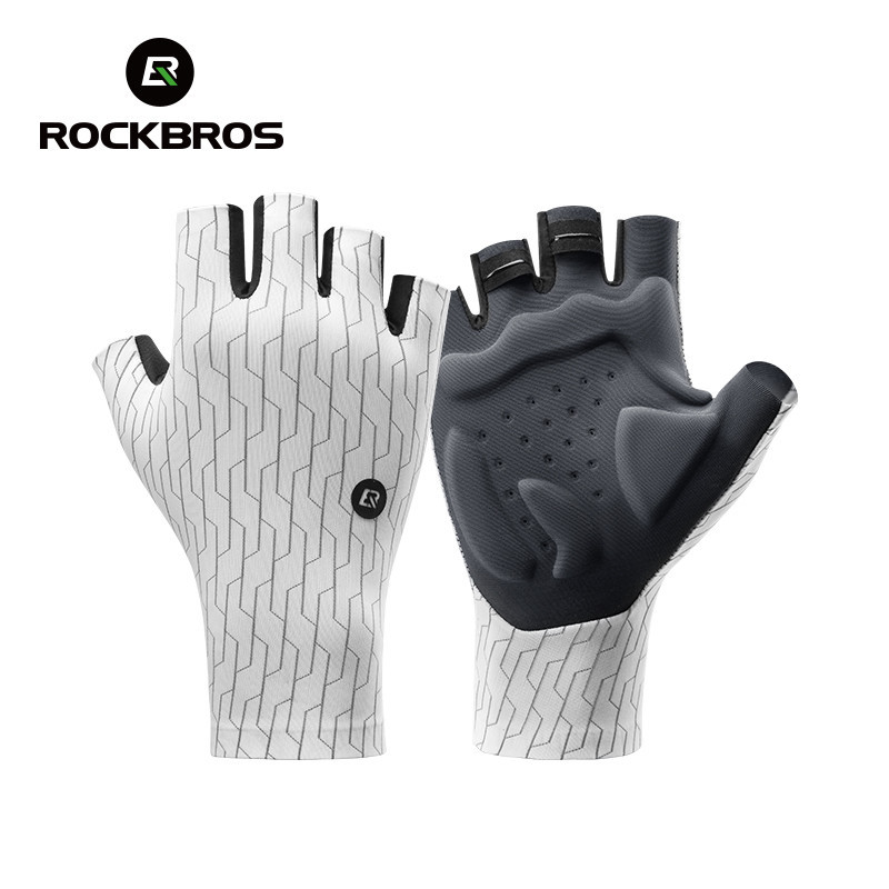 Luvas De Bicicleta ROCKBROS De Estrada MTB À Prova De Choque Dedos Cheios em Oferta na Shopee