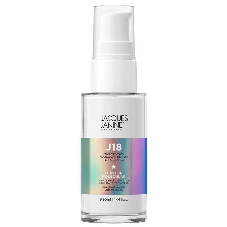 Spray Finalizador Leave-in Molecular Termoativo Brilho Maciez J18 Jacques Janine 30ml em Oferta na Shopee