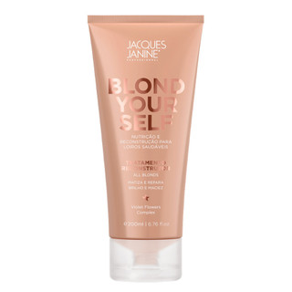 Creme Tratamento Loiro Matizador Blond Yourself Jacques Janine Nutrição Reconstrução 200ml em Oferta na Shopee
